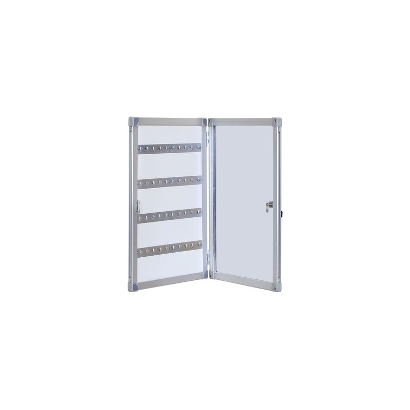 Alüminyum Çerçeveli Kapaklı 20’li Anahtarlık – (30x40cm)