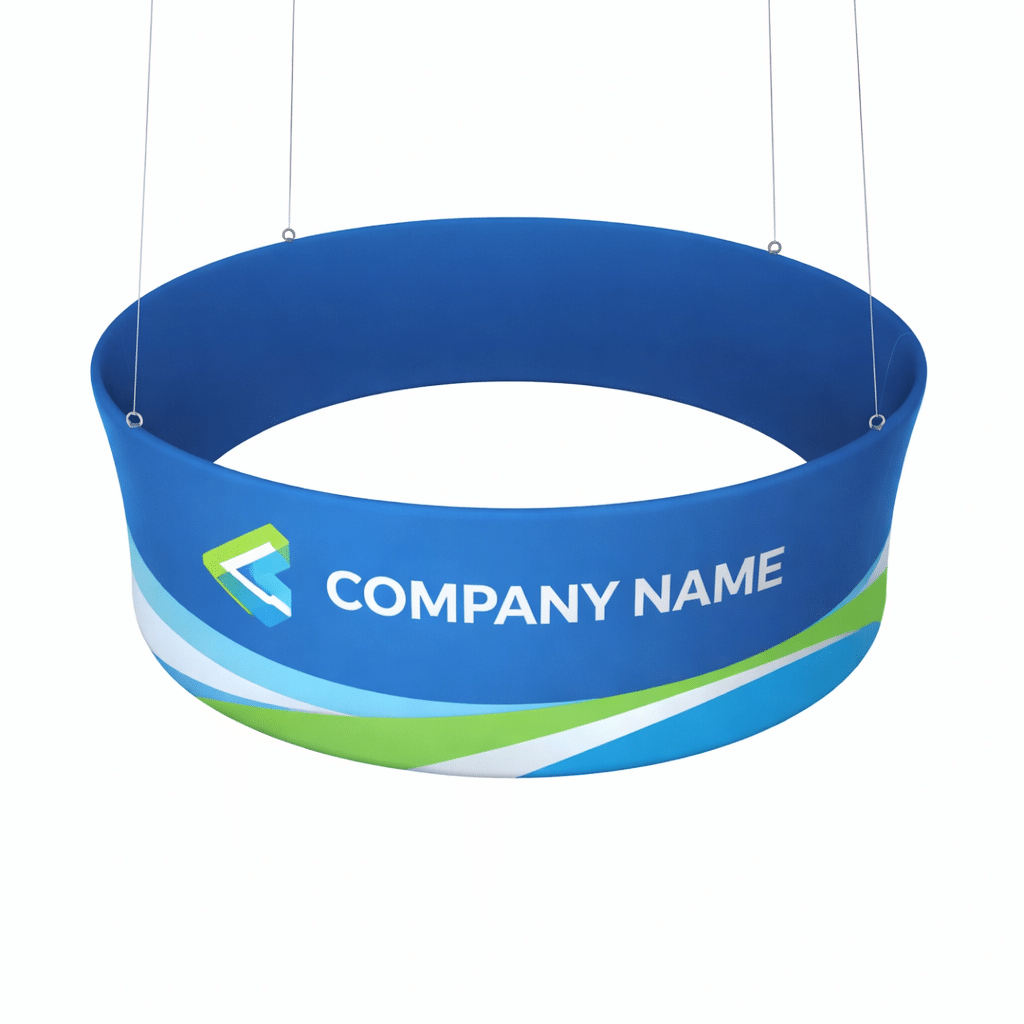 Askılı Silindir Tekstil Fuar Tabelası 400x100cm 1 Askılı Silindir Tekstil Fuar Tabelası 400x100cm