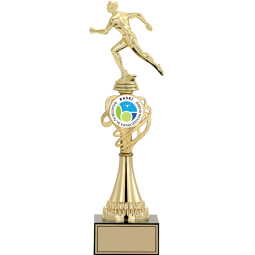 Atletizm Erkek Figürlü Kupalar 39, 37, 35 cm | FG-034 - 39