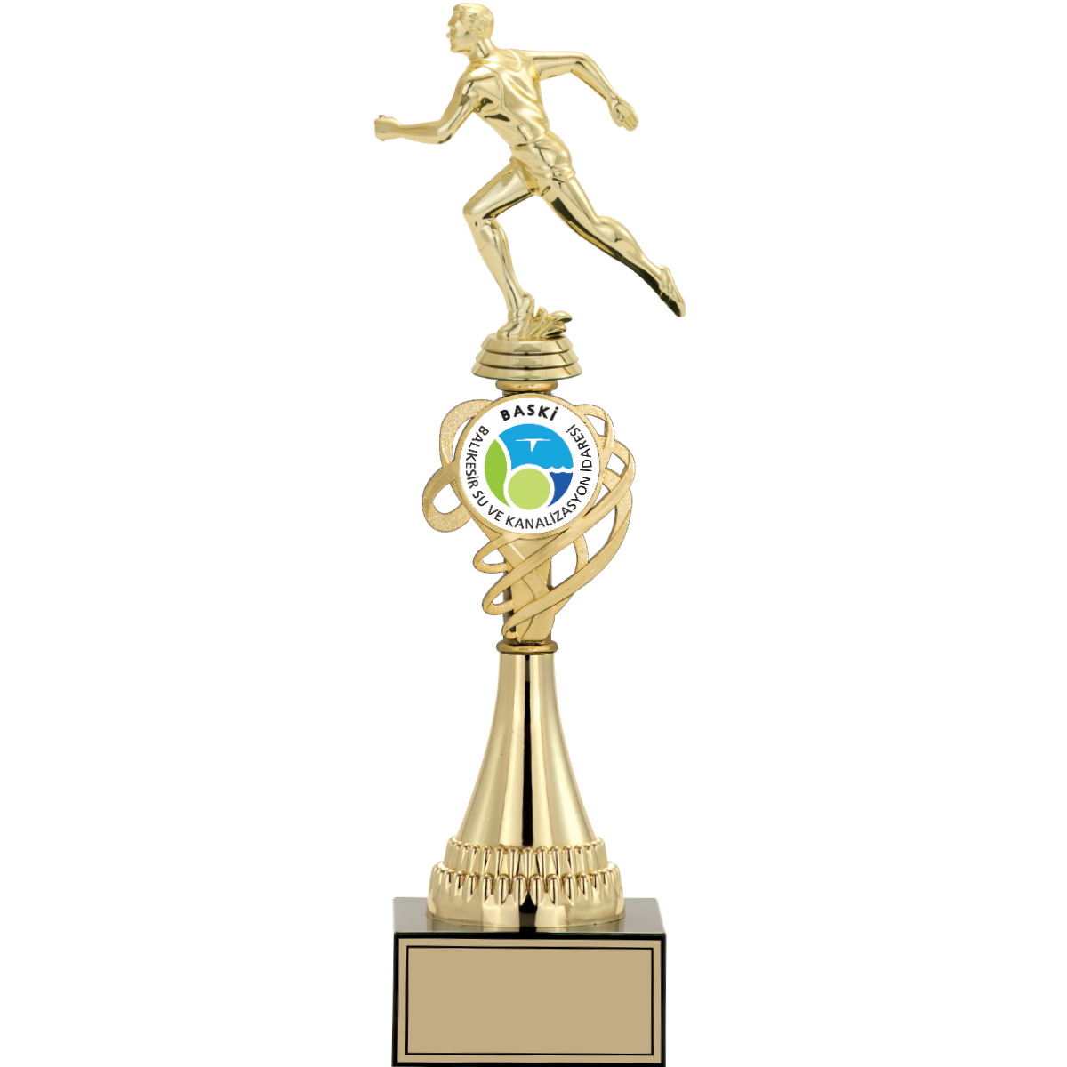 Atletizm Erkek Figürlü Kupalar 39, 37, 35 cm | FG-034 - 39