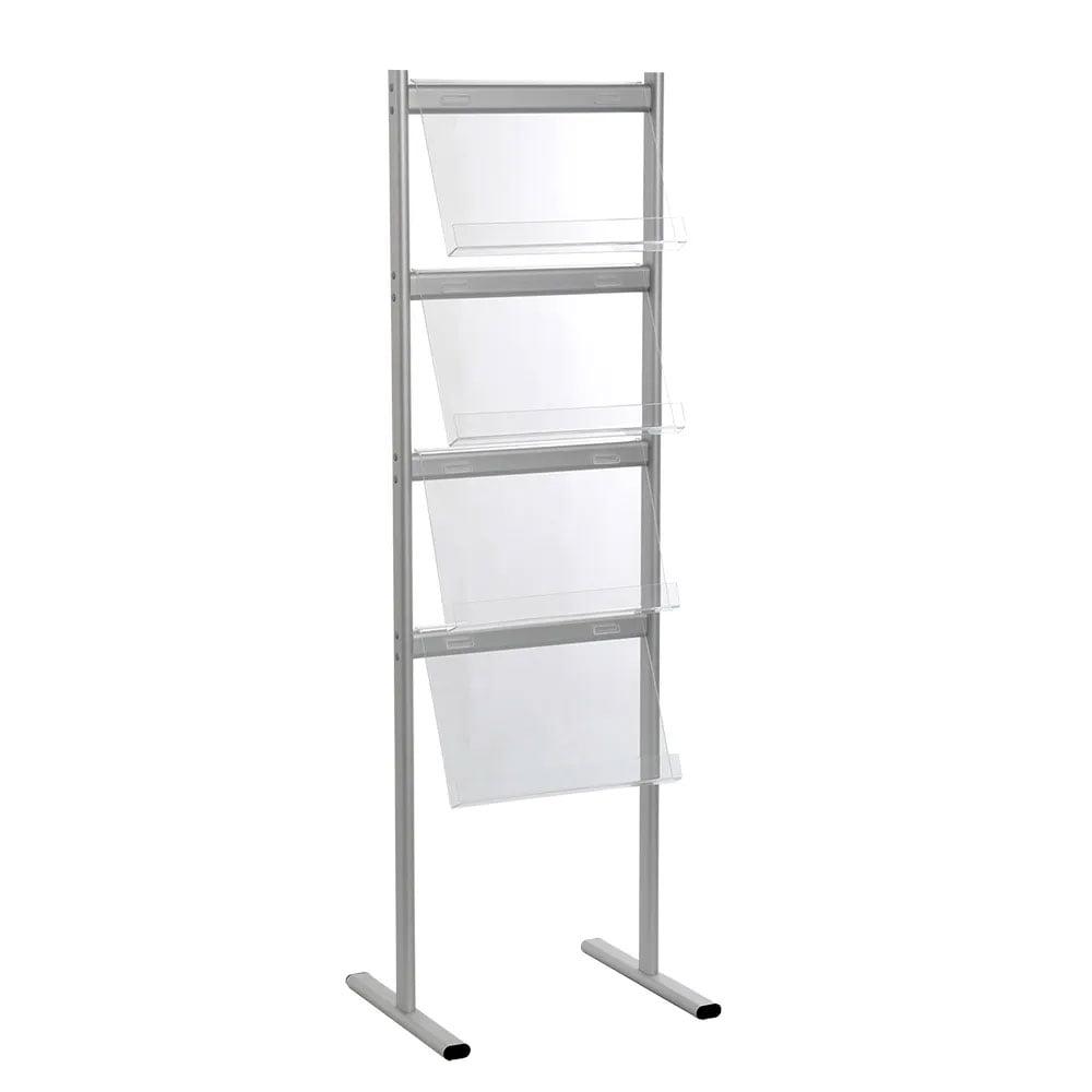 Ayaklı Akrilik Broşürlük Tek Taraflı 4x4A4