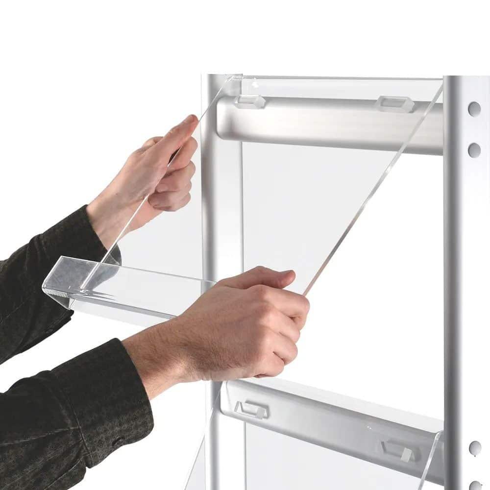 Ayaklı Akrilik Broşürlük Tek Taraflı 4x4A4 4 Ayaklı Akrilik Broşürlük Tek Taraflı 4x4A4