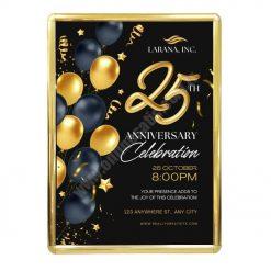 Classic Shop 30 B2 Altın Görünümlü Alüminyum Çerçeve (50×70 cm) – Gold