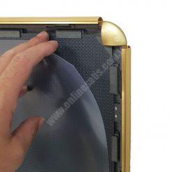 B2 Altın Görünümlü Alüminyum Çerçeve (50×70 cm) – Gold