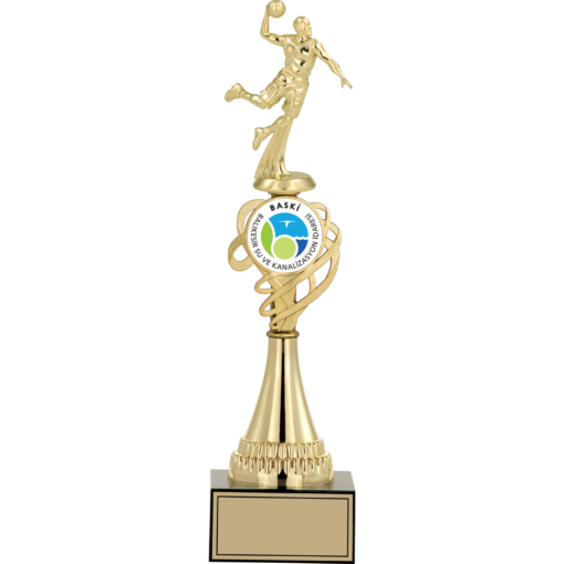 Basketbol Erkek Figürlü Kupalar 39, 37, 35 cm | FG-034 - 39