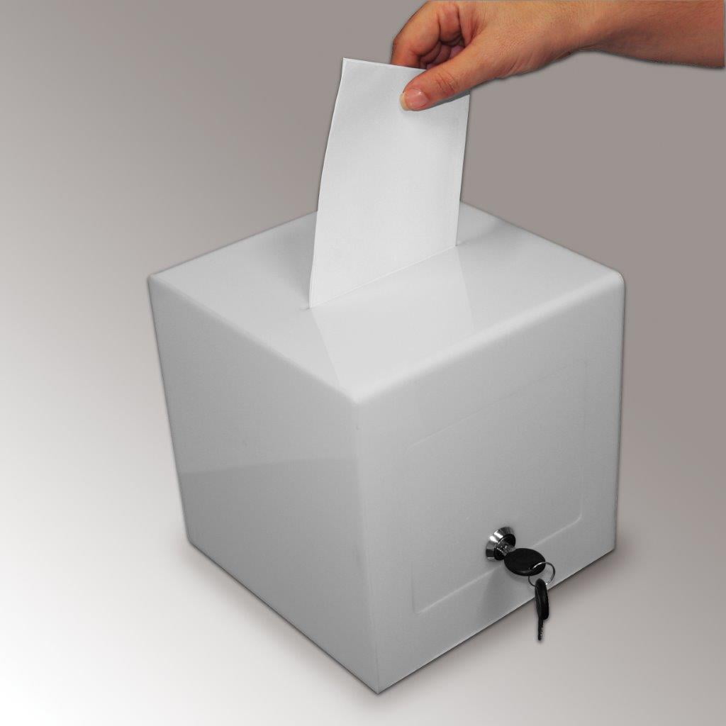 Beyaz Dilek ve Şikayet Kutusu 30x30cm