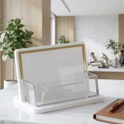 Beyaz Gold Detaylı Kartvizitlik