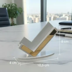 Beyaz Gold Detaylı Premium Kartvizitlik