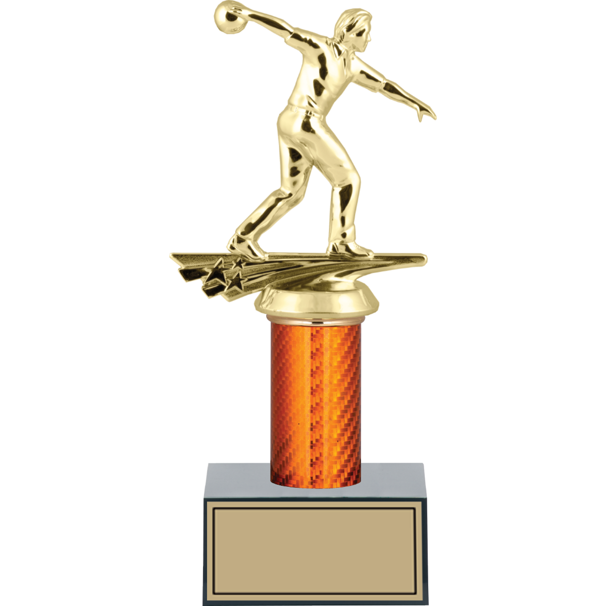 Bowling Erkek Figürlü Kupalar 25, 23, 20 cm | FG-003 - 25