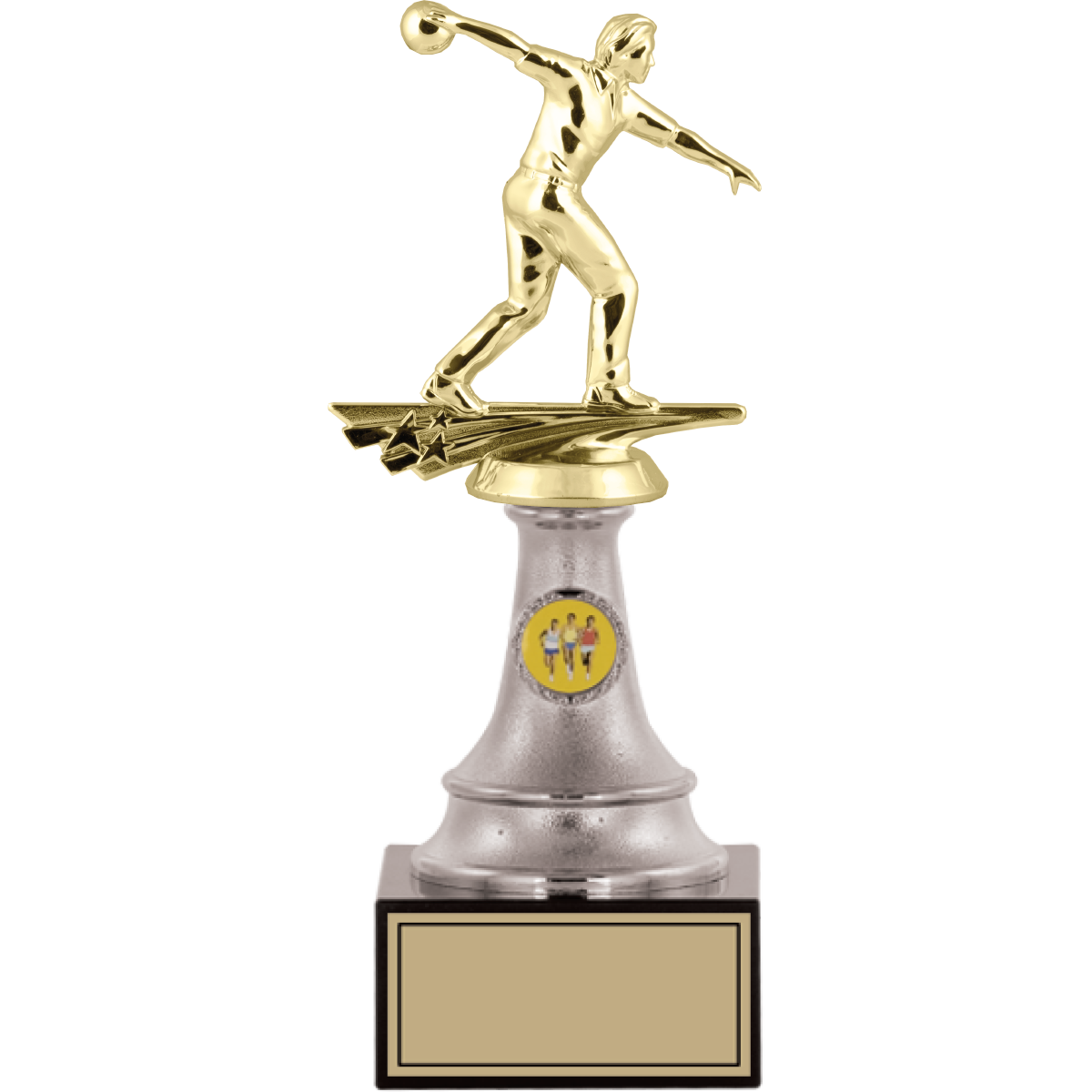 Bowling Erkek Figürlü Kupalar 28, 27, 26 cm | FG-010 - 28