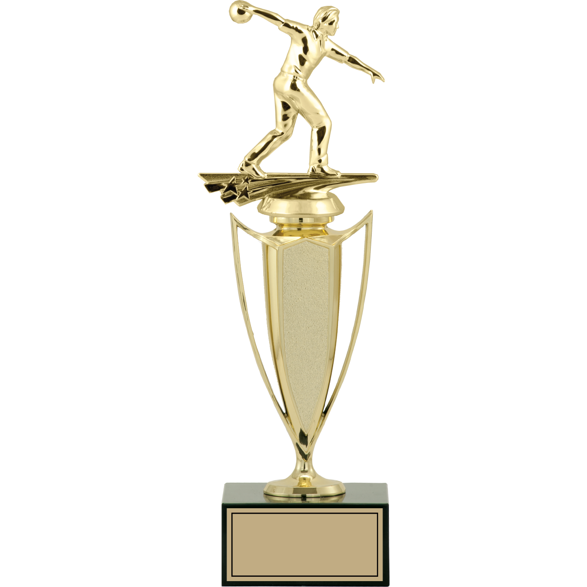 Bowling Erkek Figürlü Kupalar 35, 33, 31 cm | FG-039 - 35