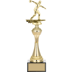 Bowling Erkek Figürlü Kupalar 37, 35, 33 cm | FG-029 - 37