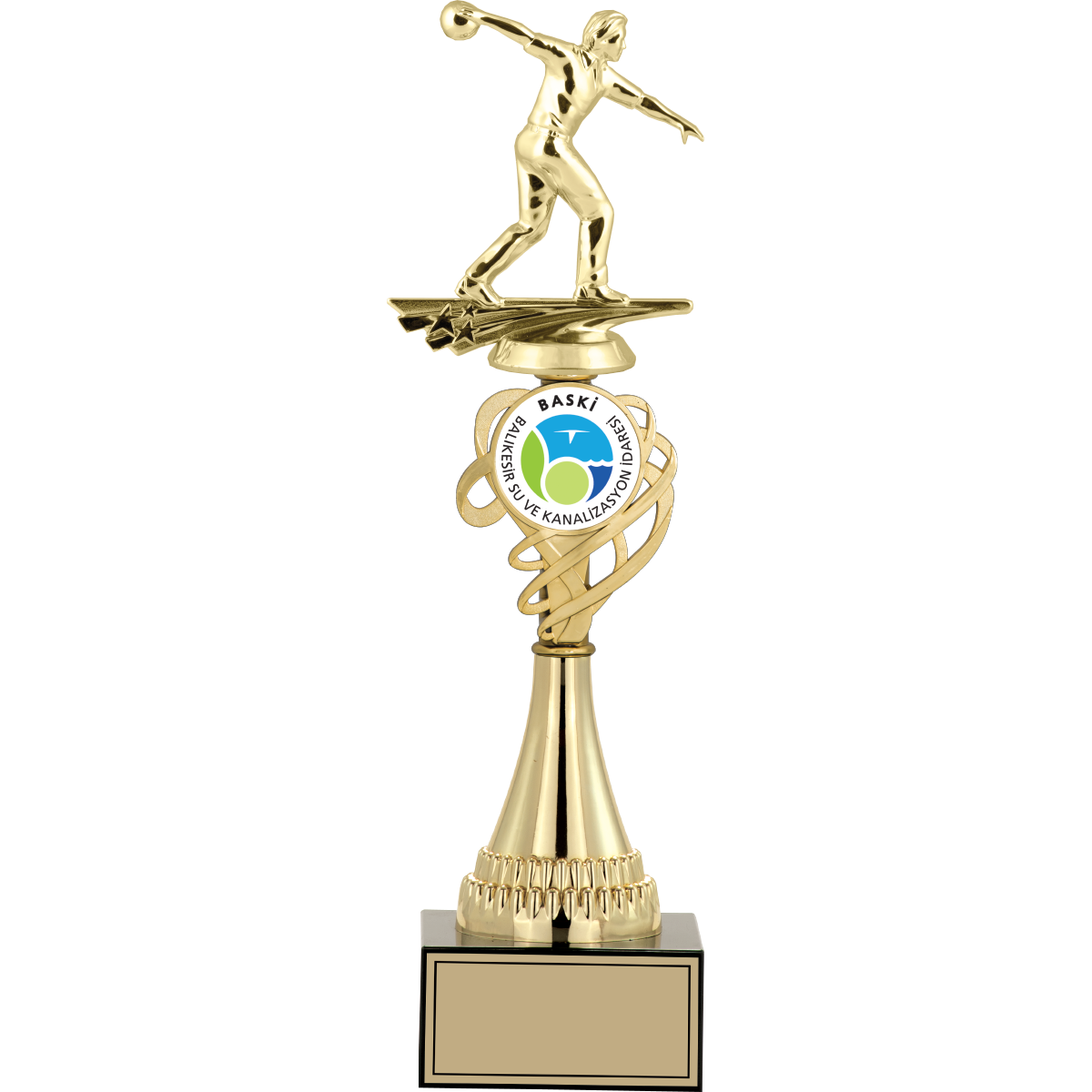 Bowling Erkek Figürlü Kupalar 38, 36, 34 cm | FG-034 - 38