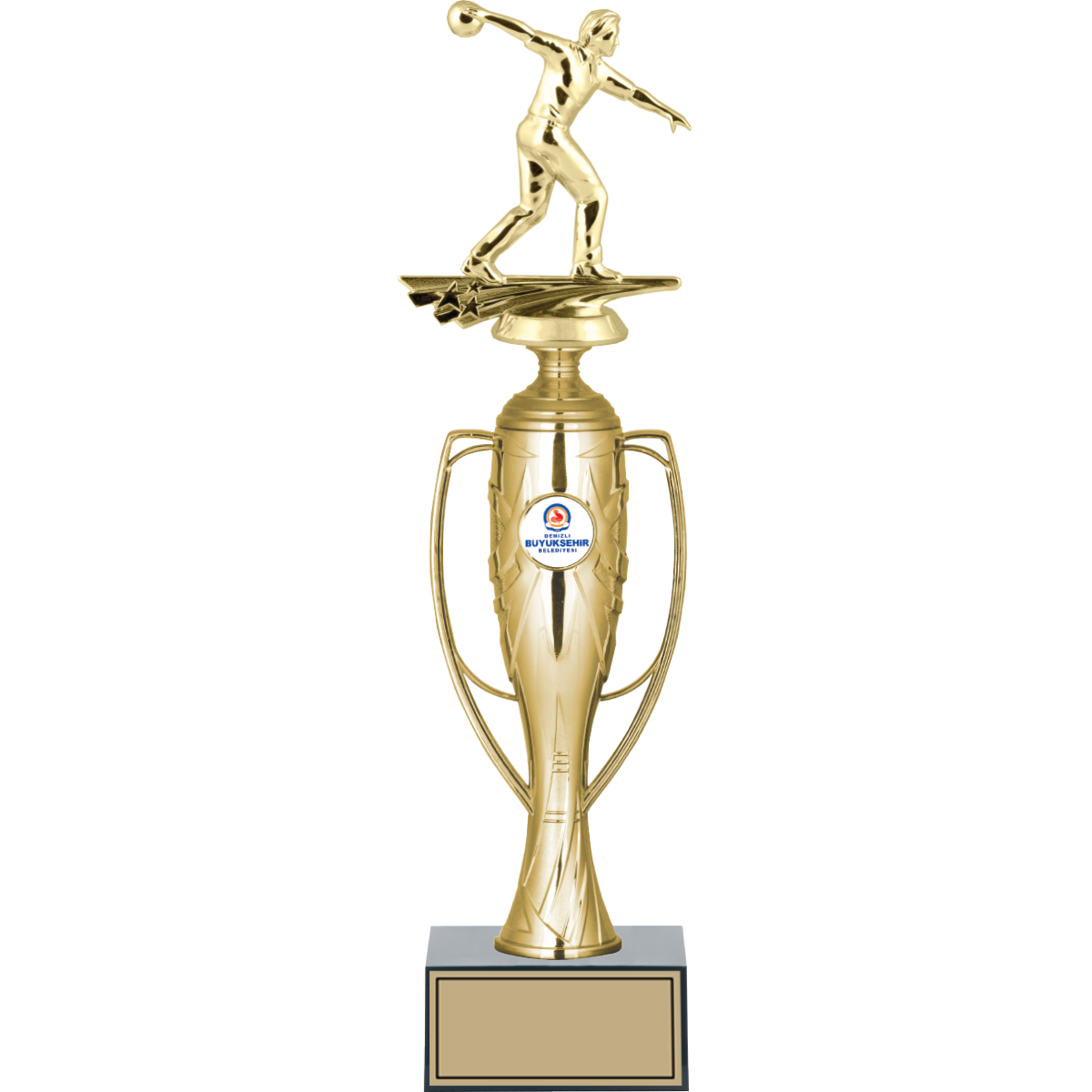 Bowling Erkek Figürlü Kupalar 38 cm | FG-025