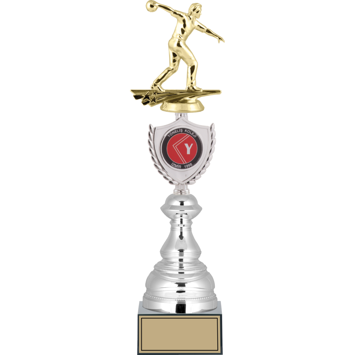 Bowling Erkek Figürlü Kupalar 42, 41, 39 cm | FG-035 - 42