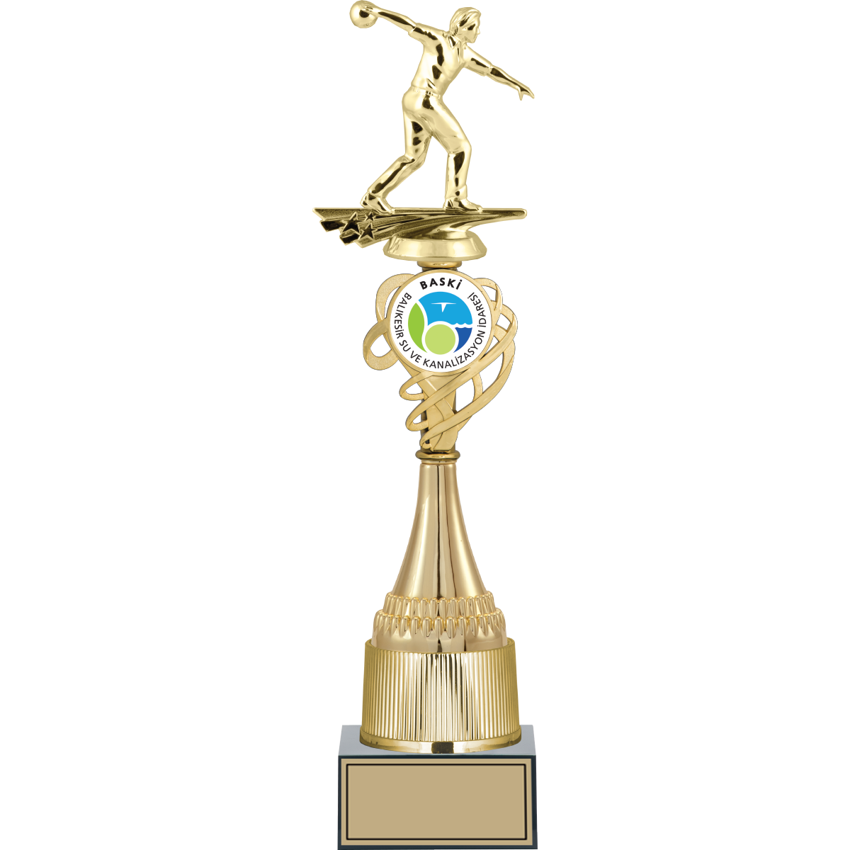 Bowling Erkek Figürlü Kupalar 43, 40, 37 cm | FG-036 - 43