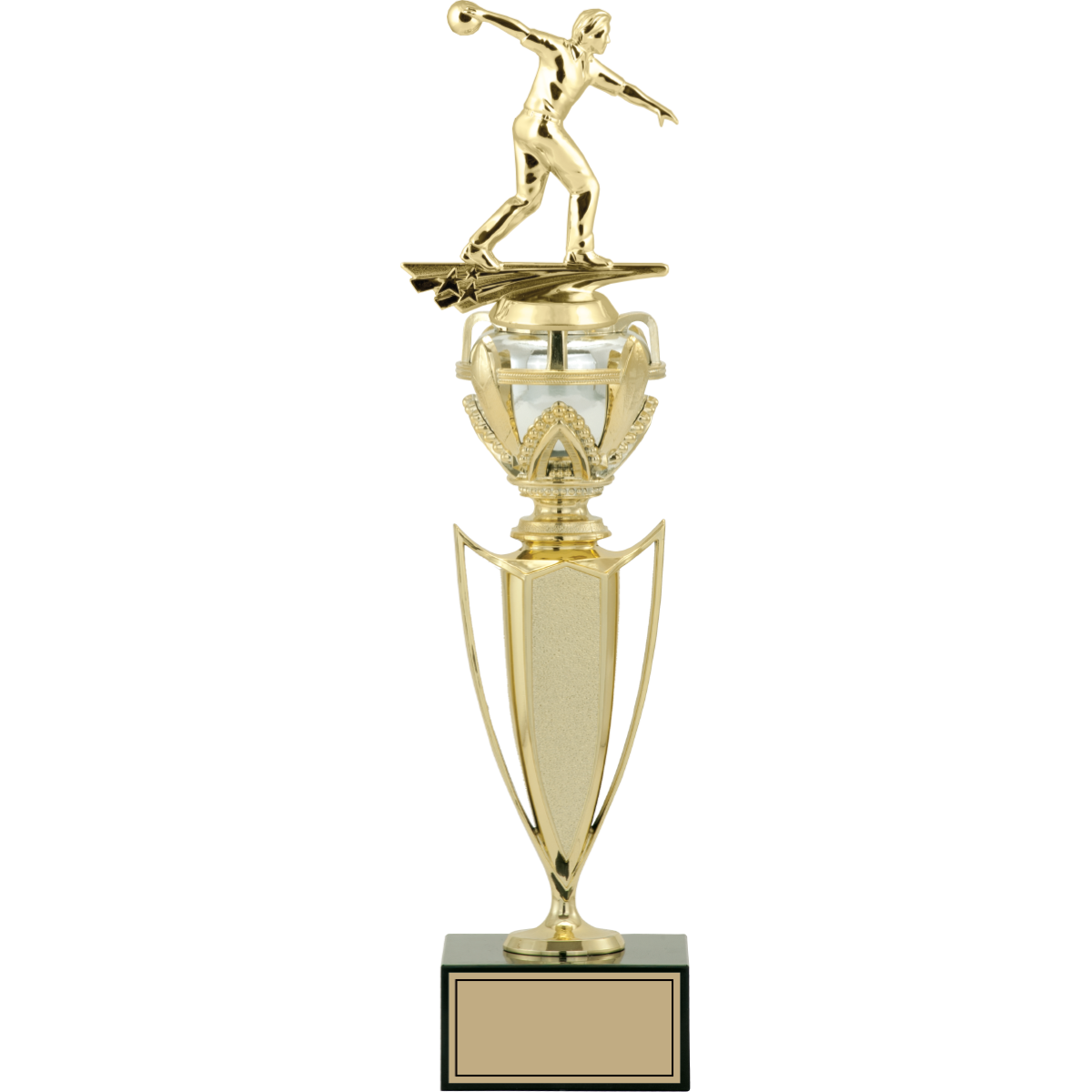 Bowling Erkek Figürlü Kupalar 43, 41, 39 cm | FG-044 - 43