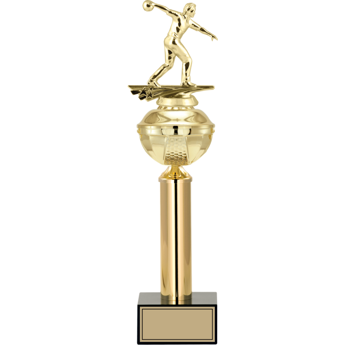 Bowling Erkek Figürlü Kupalar 44, 41, 39 cm | FG-047 - 44