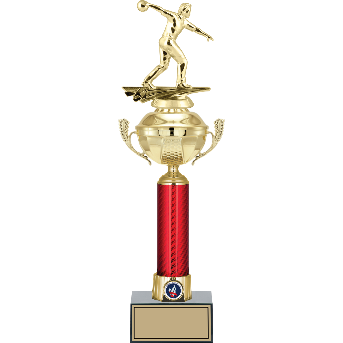 Bowling Erkek Figürlü Kupalar 46, 43, 41 cm | FG-054 - 46