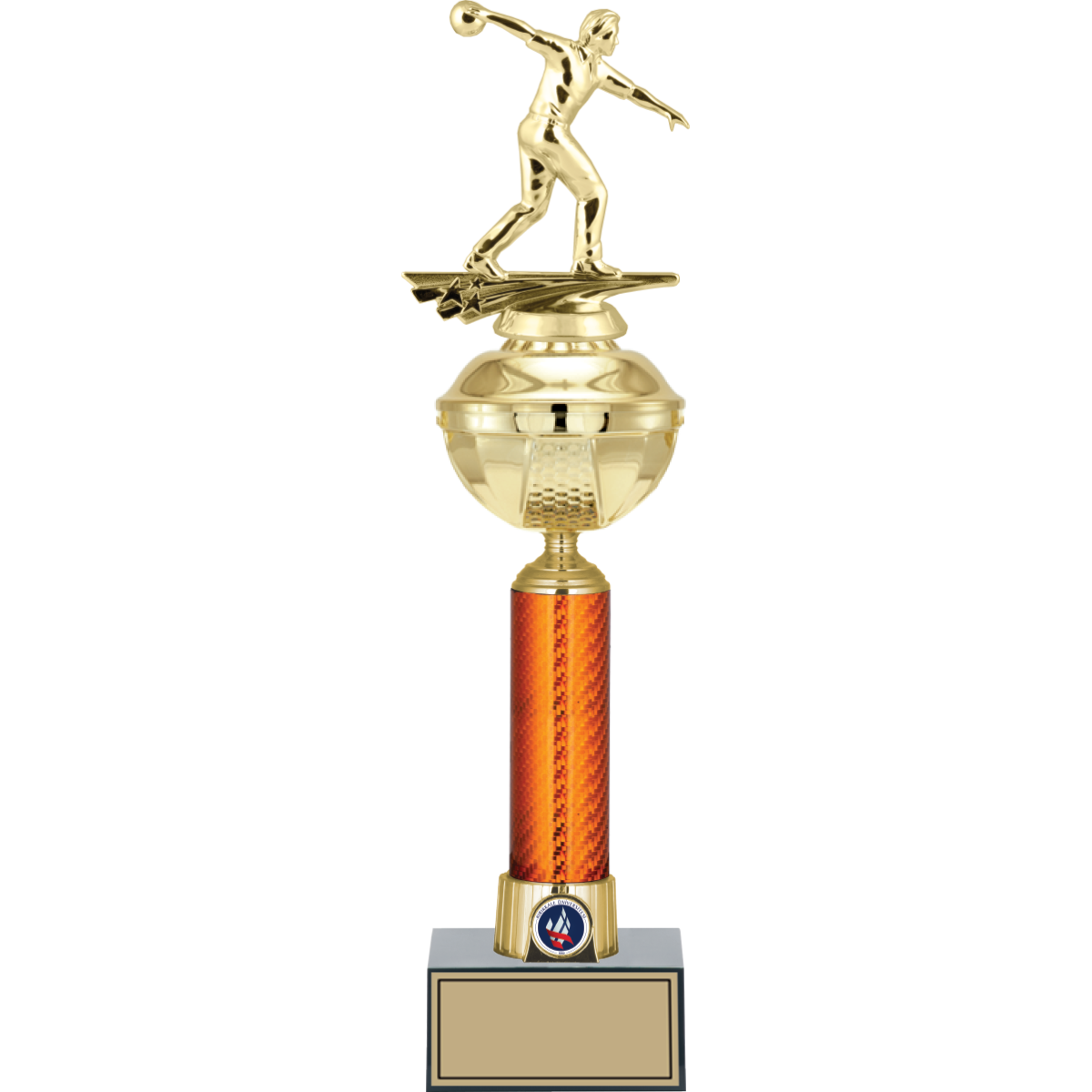 Bowling Erkek Figürlü Kupalar 46, 43, 41 cm | FG-055 - 46