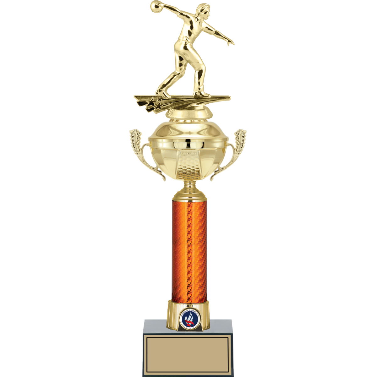 Bowling Erkek Figürlü Kupalar 46, 43, 41 cm | FG-056 - 46