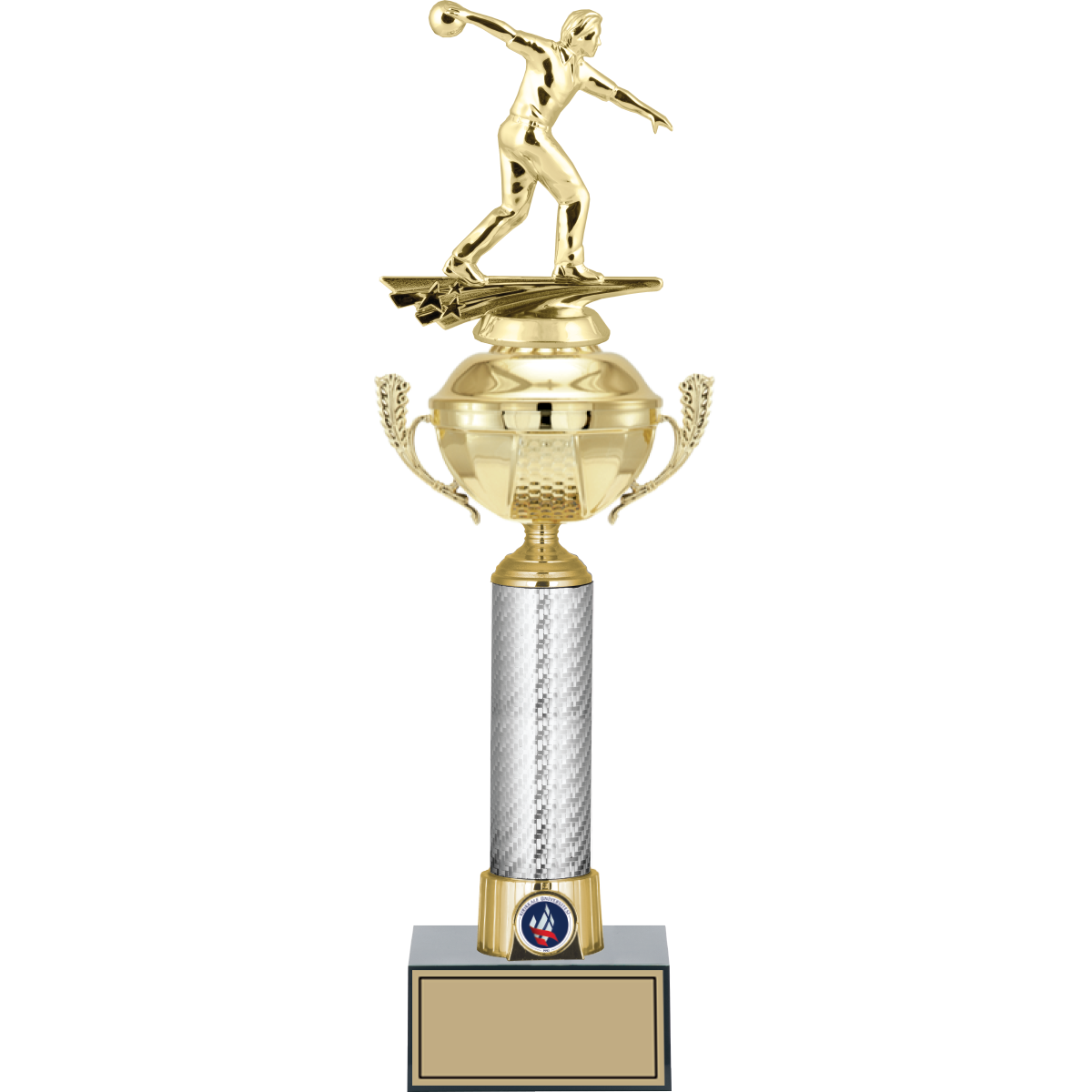 Bowling Erkek Figürlü Kupalar 46, 43, 41 cm | FG-058