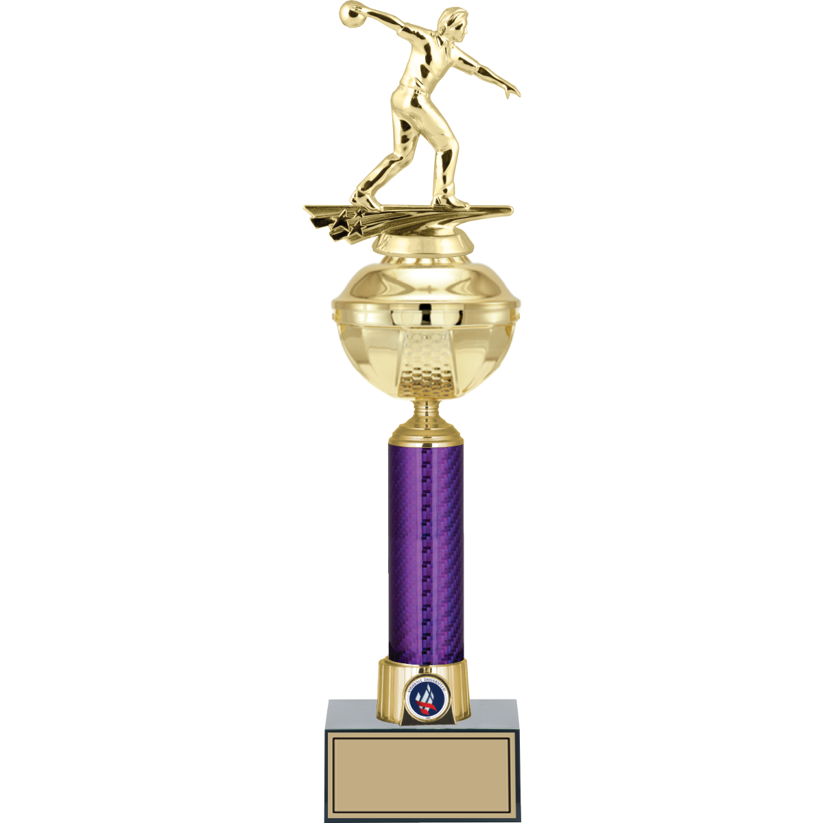 Bowling Erkek Figürlü Kupalar 46, 43, 41 cm | FG-059