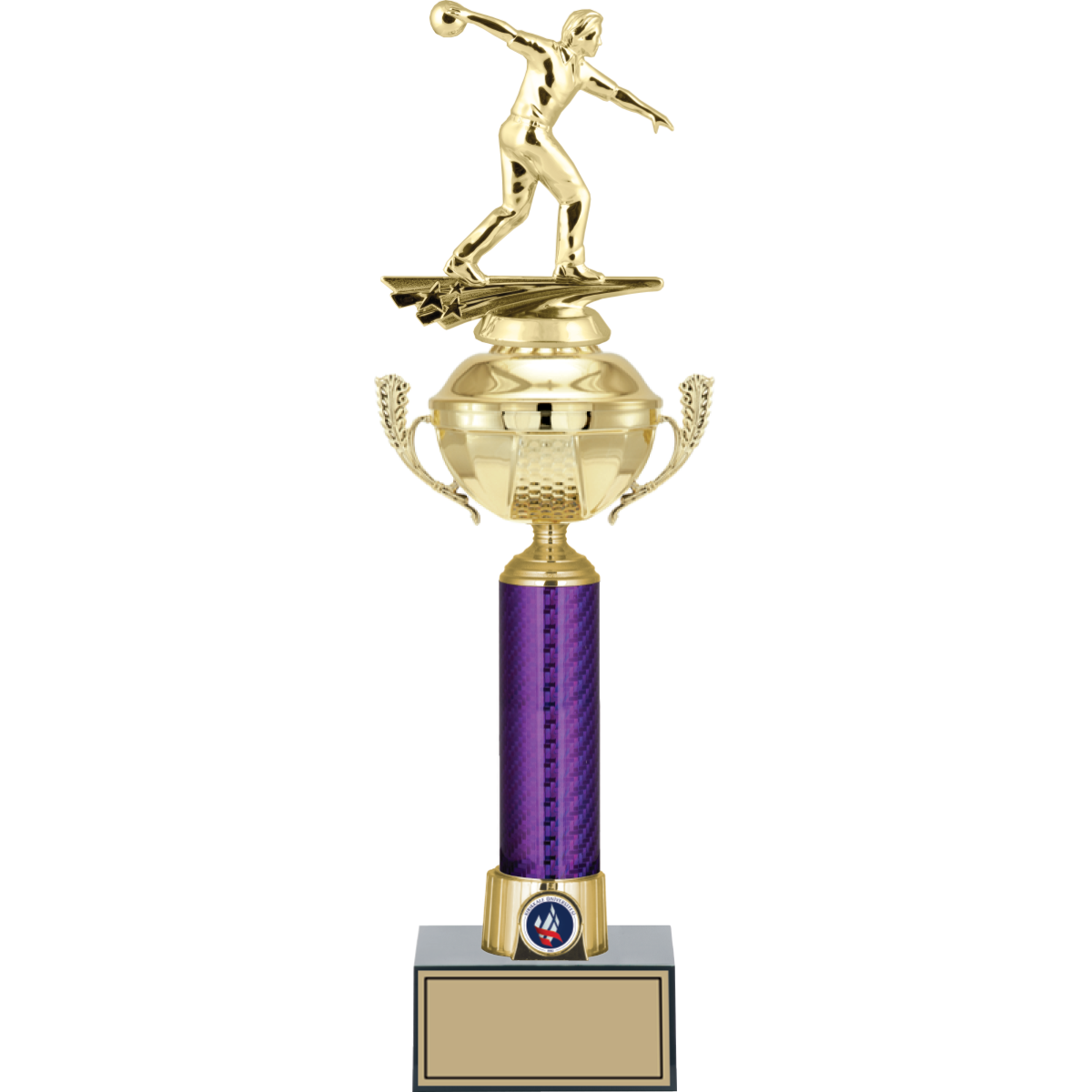 Bowling Erkek Figürlü Kupalar 46, 43, 41 cm | FG-060