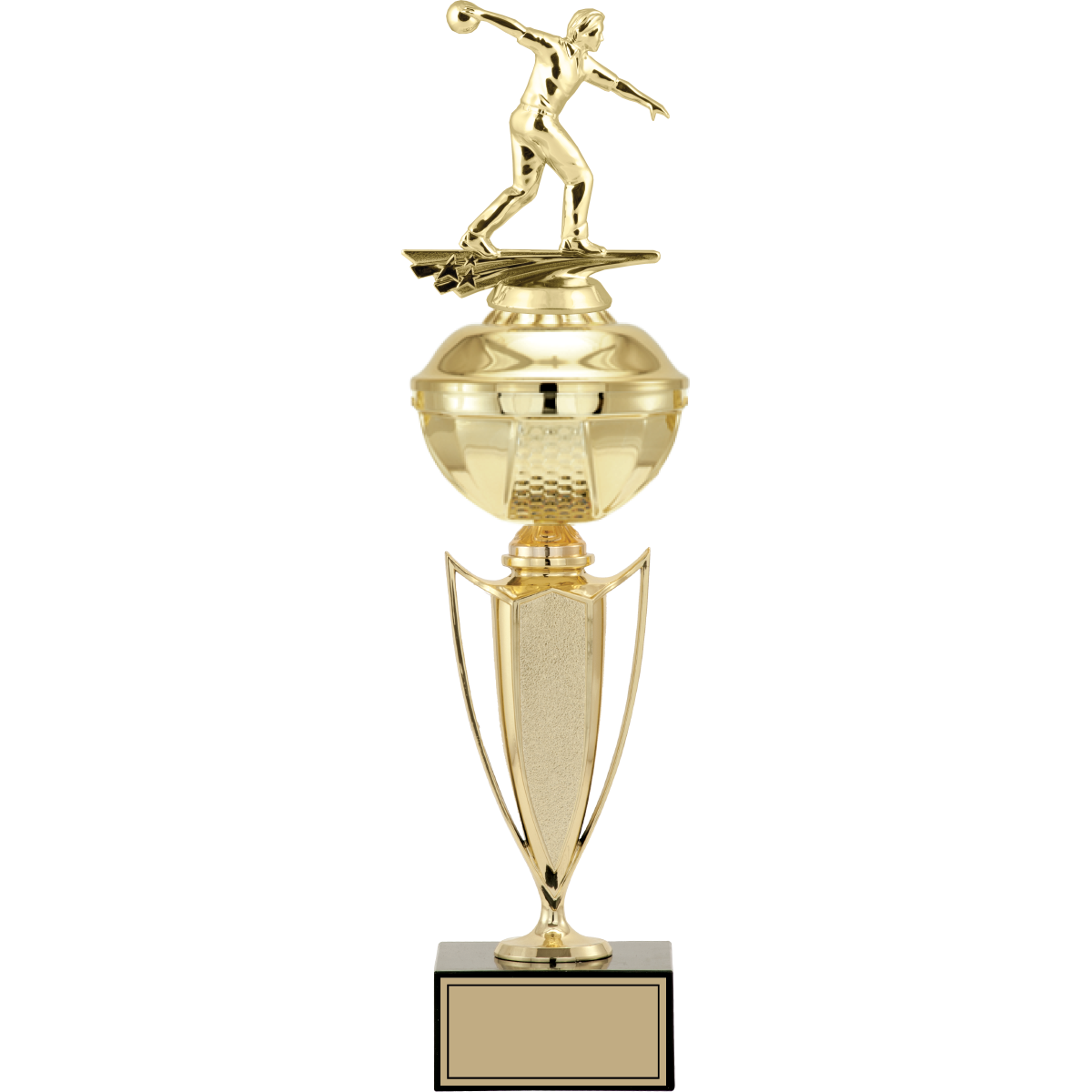 Bowling Erkek Figürlü Kupalar 47, 44, 41 cm | FG-067 - 47