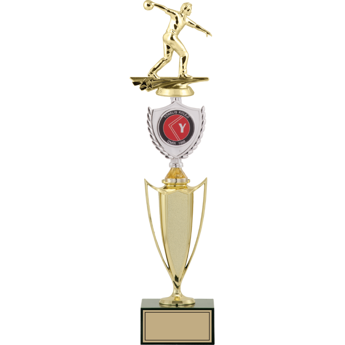 Bowling Erkek Figürlü Kupalar 47, 45, 43 cm | FG-042 - 47