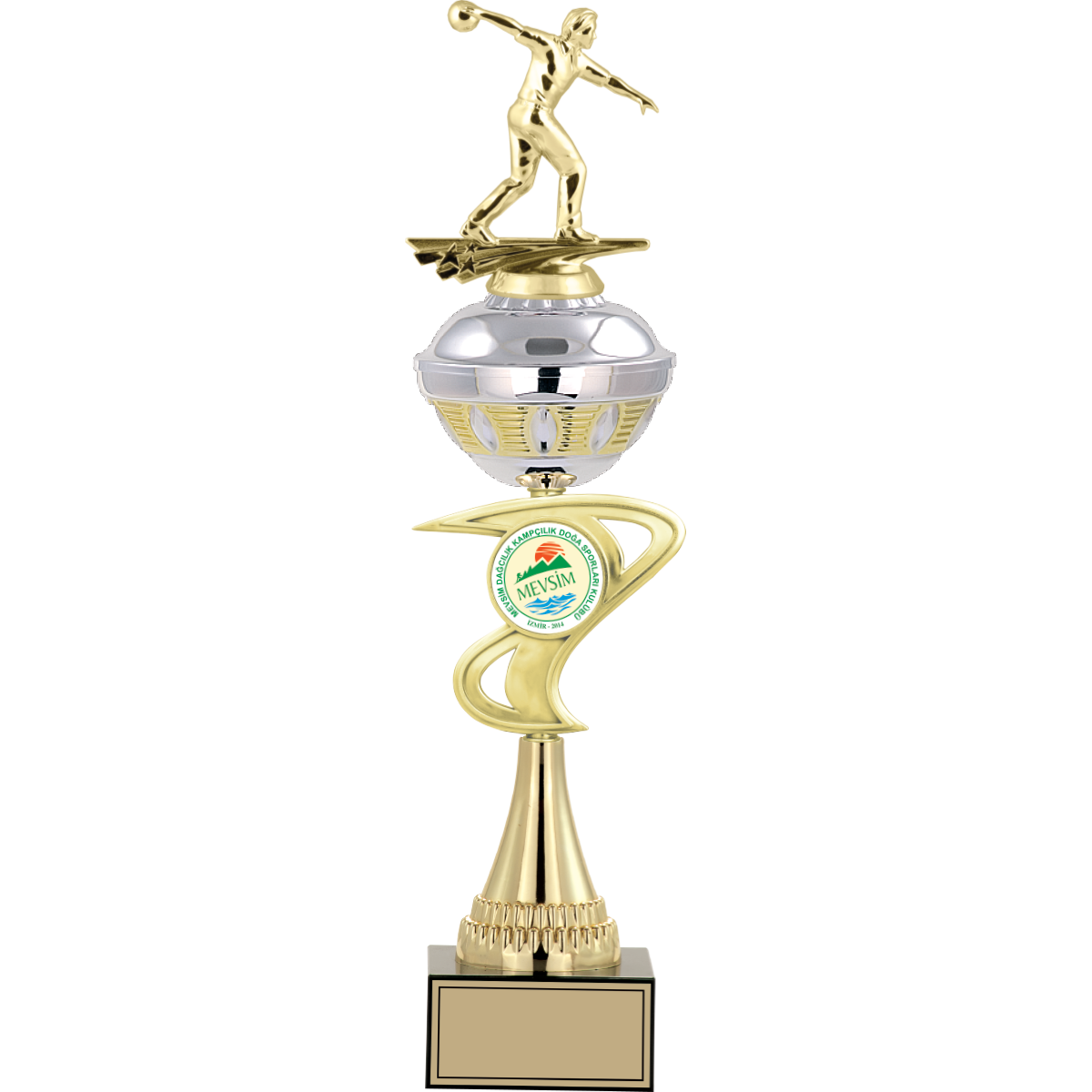 Bowling Erkek Figürlü Kupalar 50, 46, 44 cm | FG-065