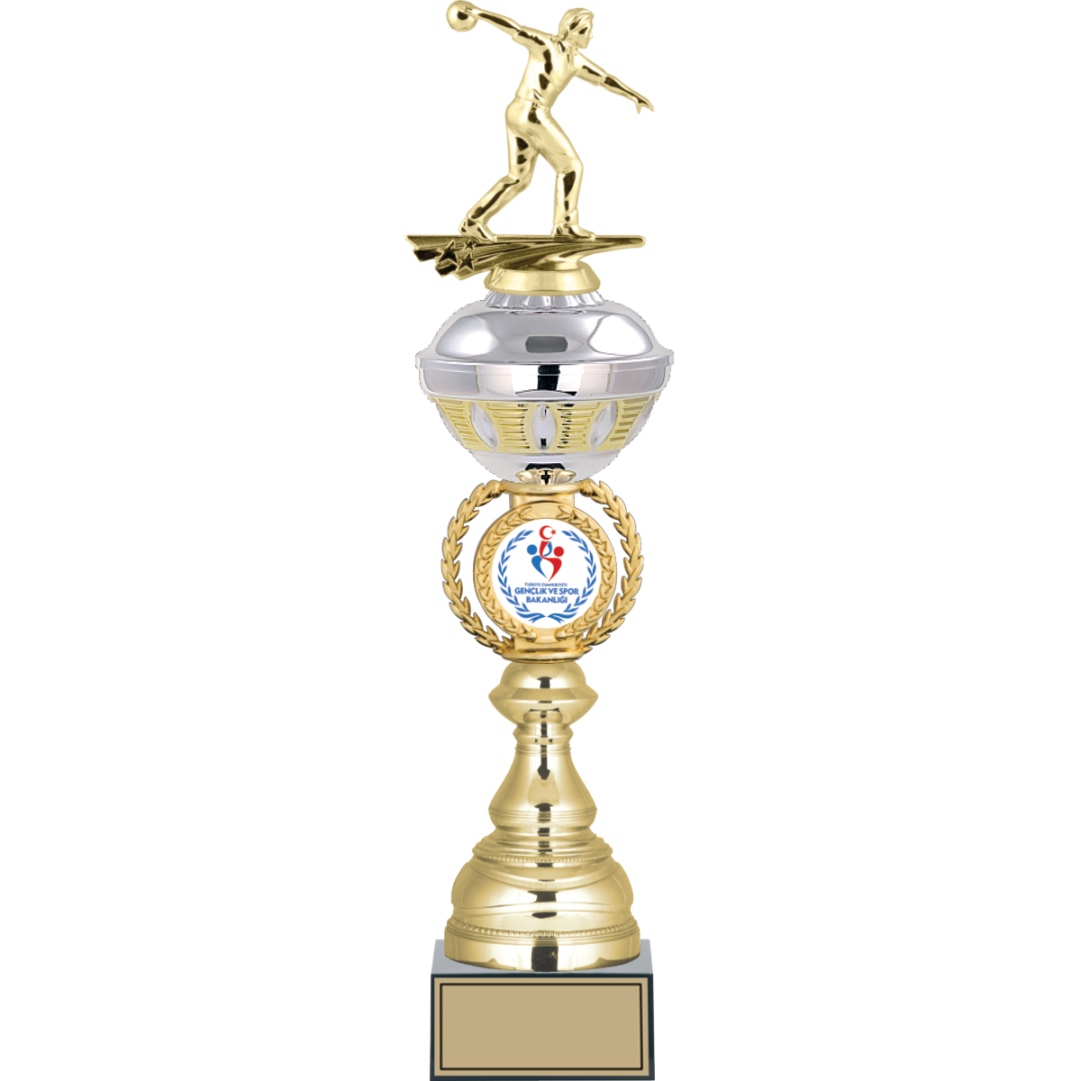 Bowling Erkek Figürlü Kupalar 50, 47, 45 cm | FG-066