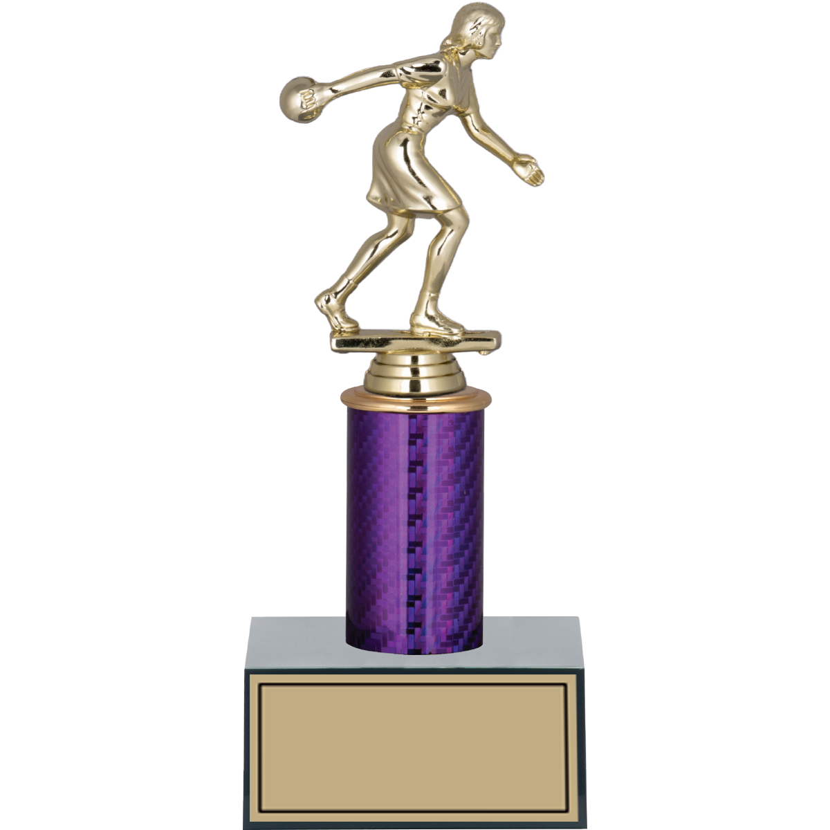 Bowling Kadın Figürlü Kupalar 24, 22, 19 cm | FG-002 - 24