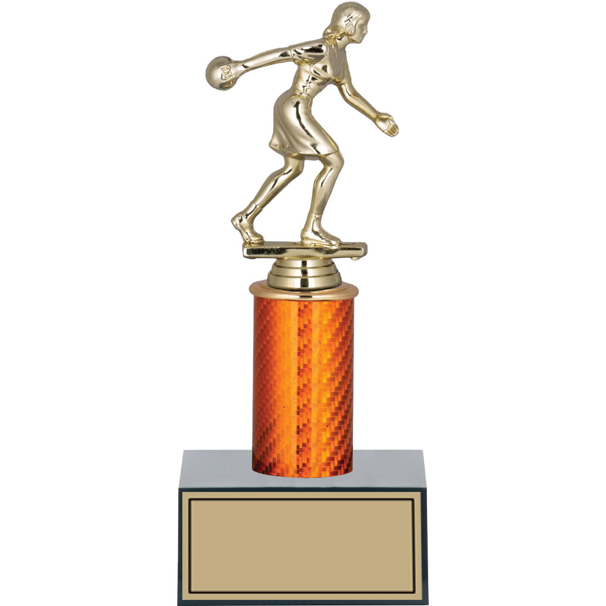 Bowling Kadın Figürlü Kupalar 24, 22, 19 cm | FG-003 - 24