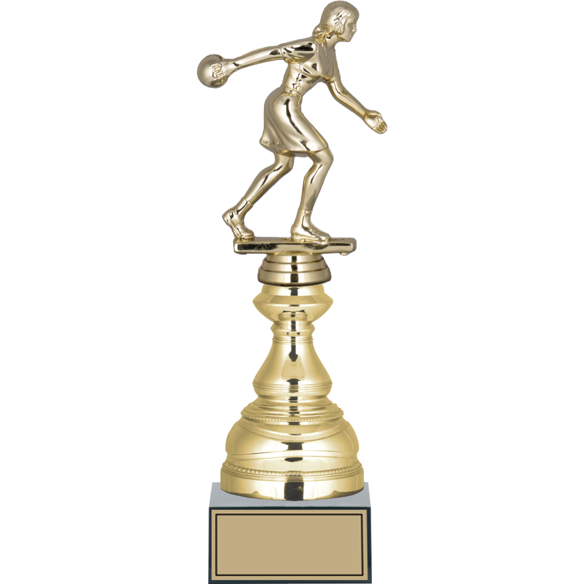 Bowling Kadın Figürlü Kupalar 31, 29, 28 cm | FG-023 - 31