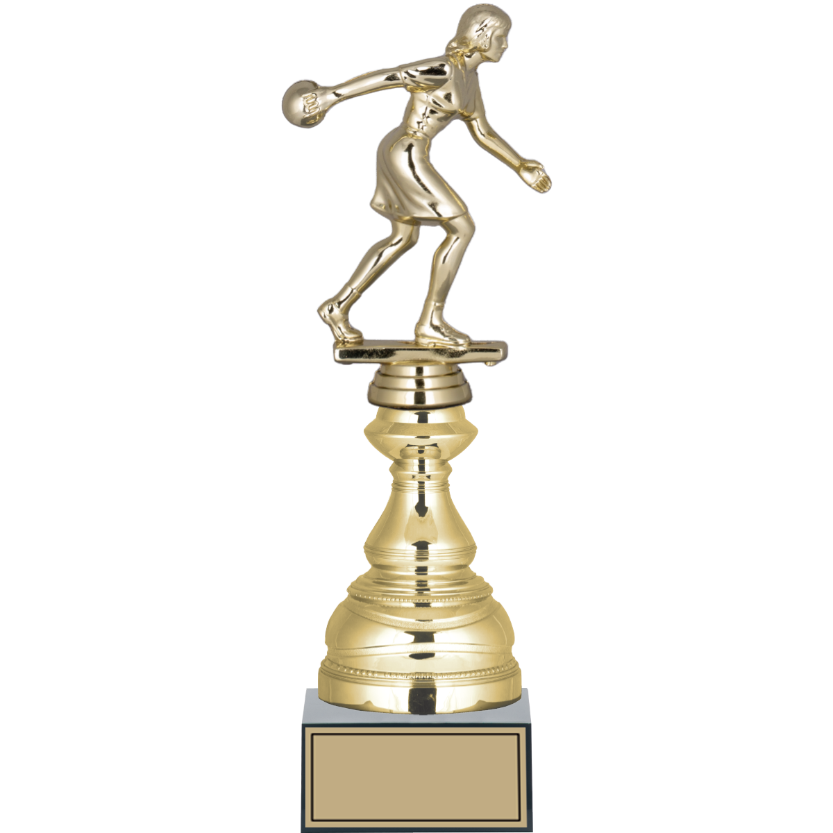 Bowling Kadın Figürlü Kupalar 31, 29, 28 cm | FG-024 - 31