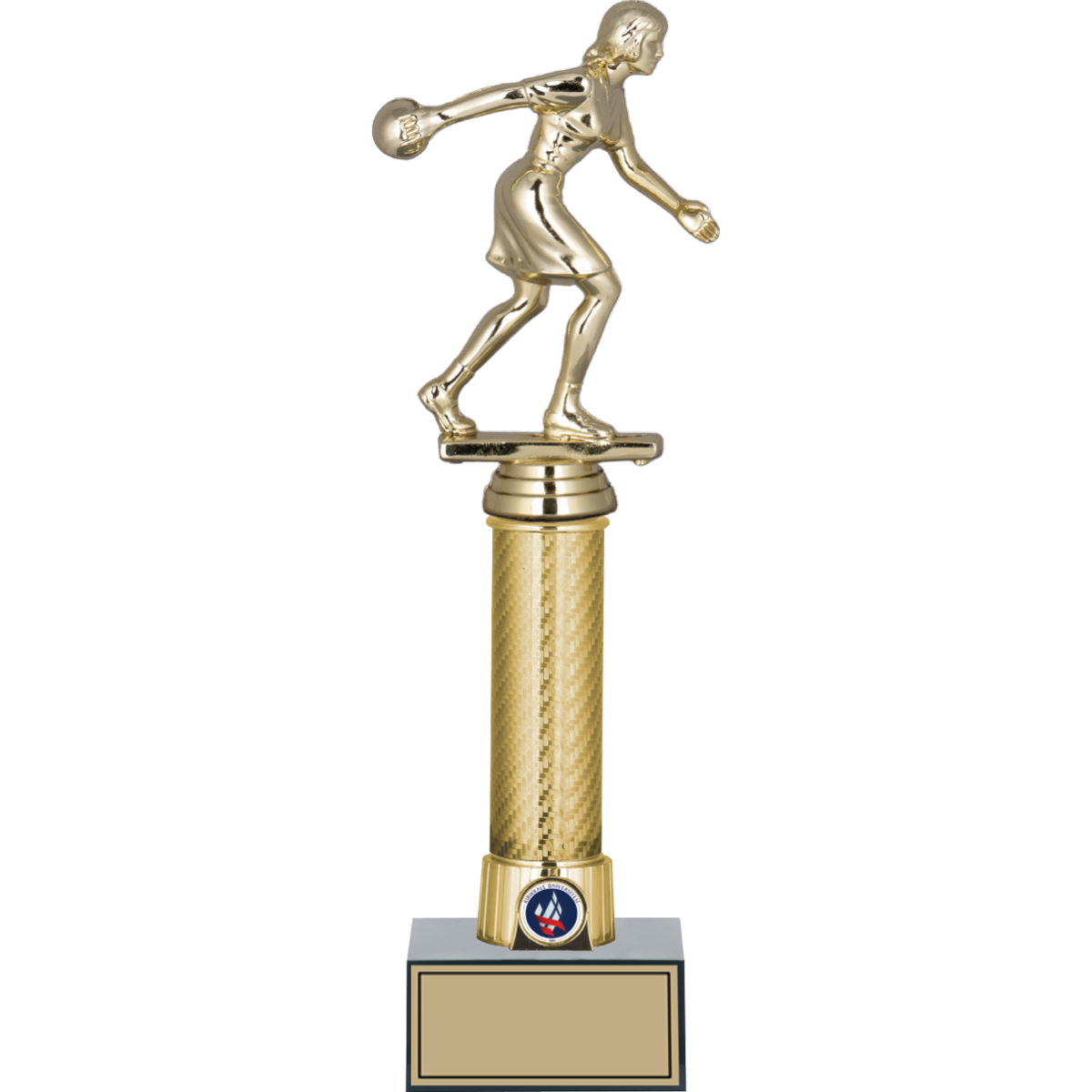 Bowling Kadın Figürlü Kupalar 33, 30, 28 cm | FG-008 - 33