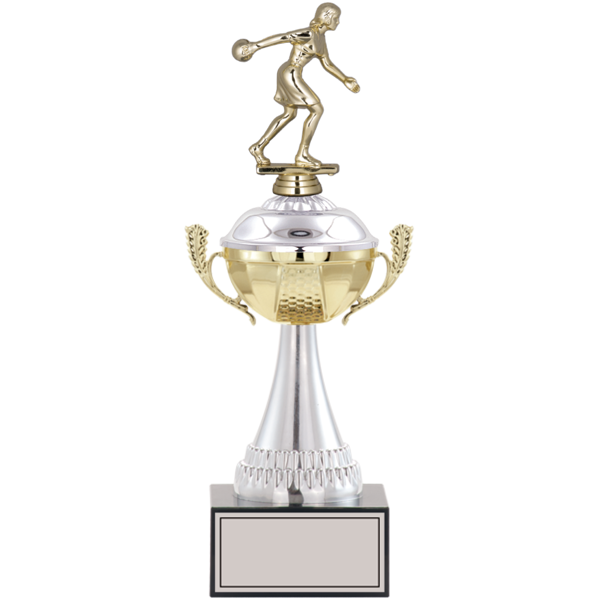 Bowling Kadın Figürlü Kupalar 35, 32, 30 cm | FG-046 - 35