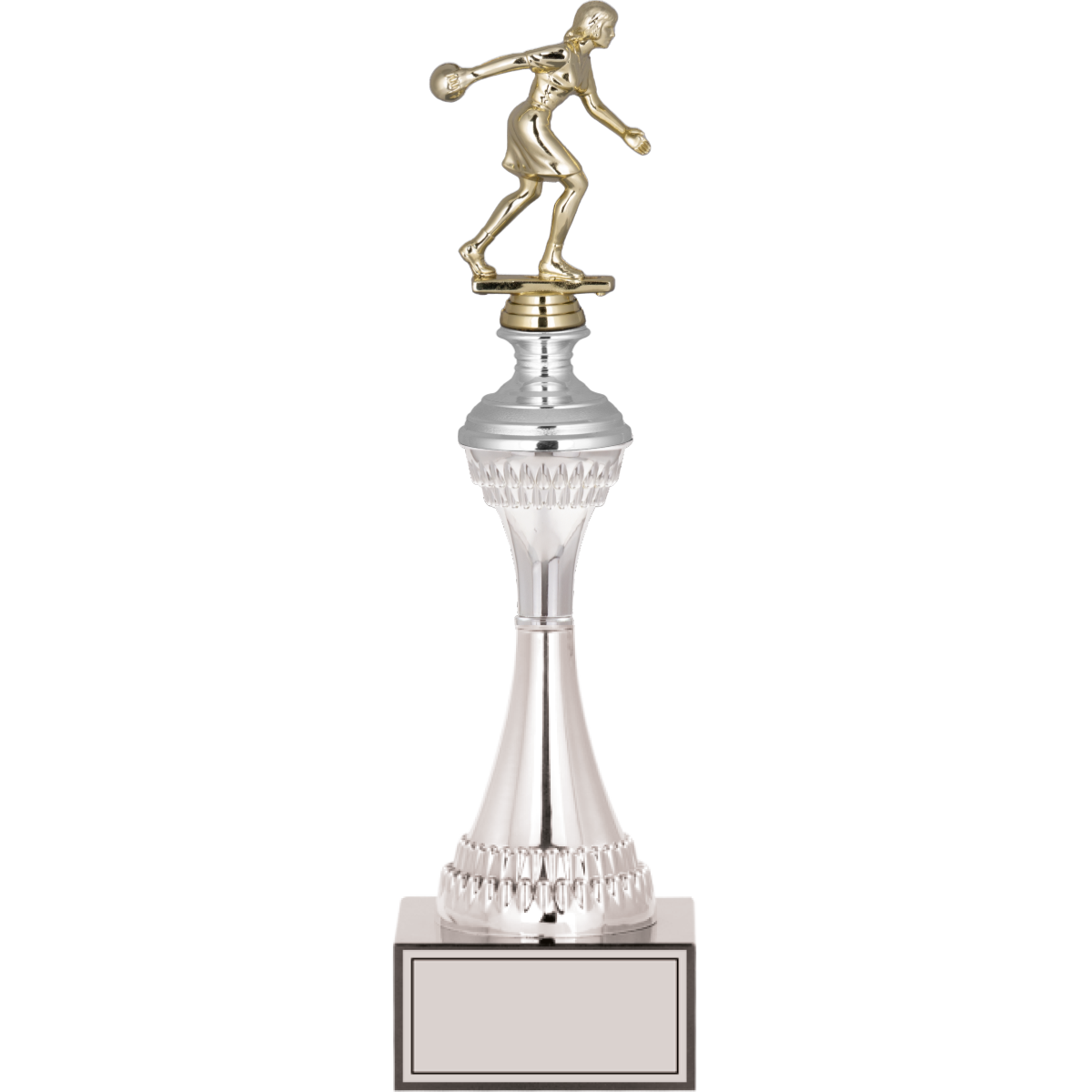 Bowling Kadın Figürlü Kupalar 36, 34, 32 cm | FG-030 - 36