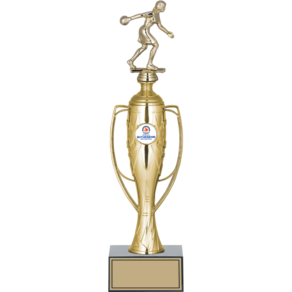 Bowling Kadın Figürlü Kupalar 36 cm | FG-025