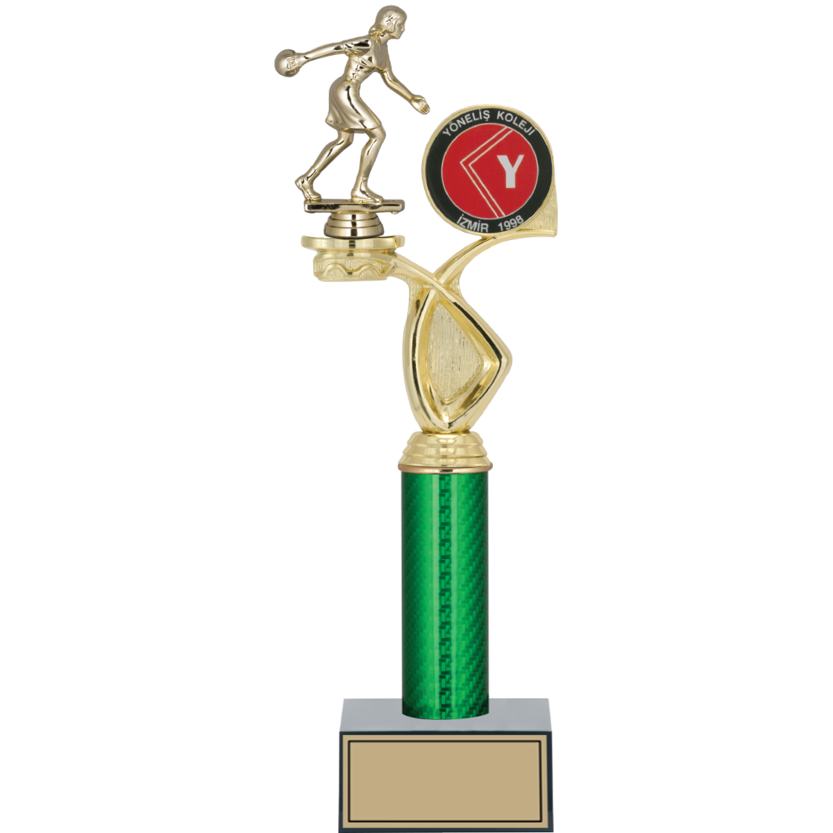 Bowling Kadın Figürlü Kupalar 39, 36, 34 cm | FG-018 - 39