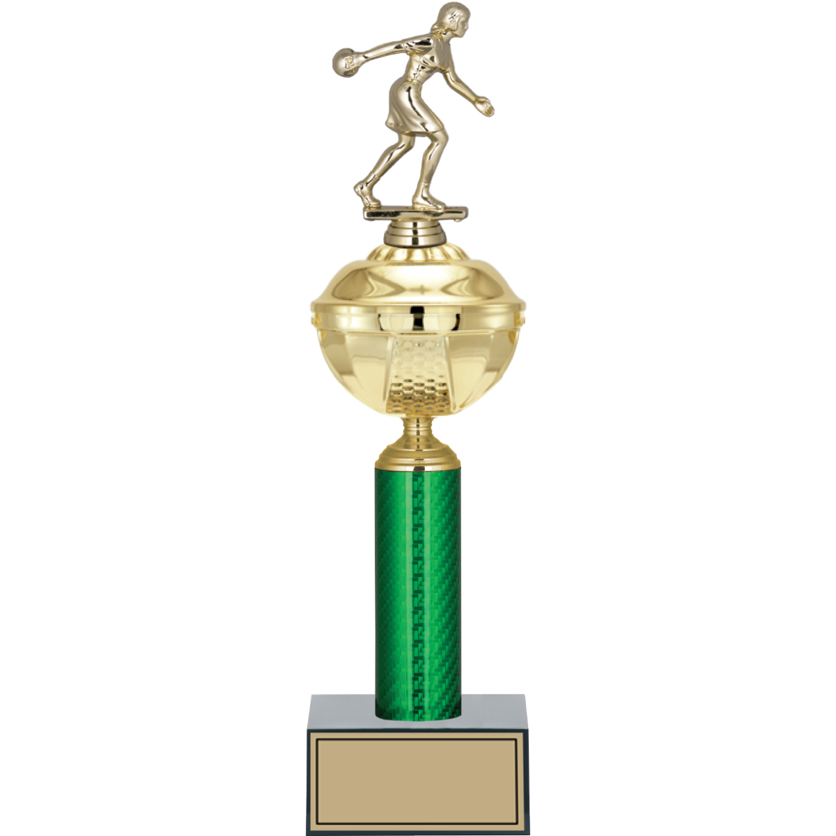 Bowling Kadın Figürlü Kupalar 41, 38, 36 cm | FG-049 - 41