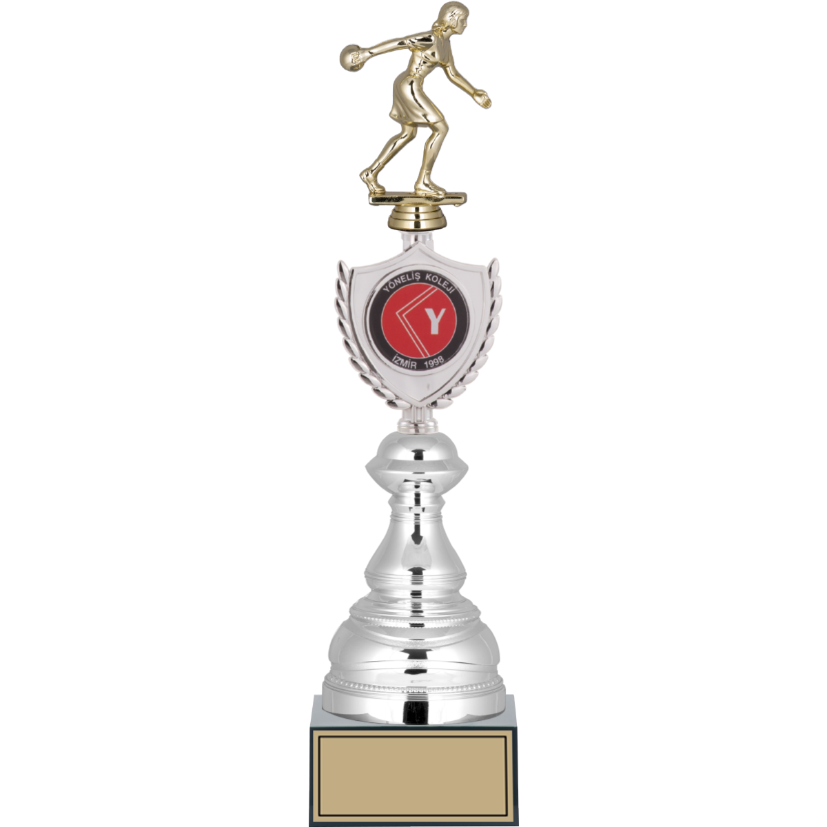 Bowling Kadın Figürlü Kupalar 41, 39, 38 cm | FG-035 - 41