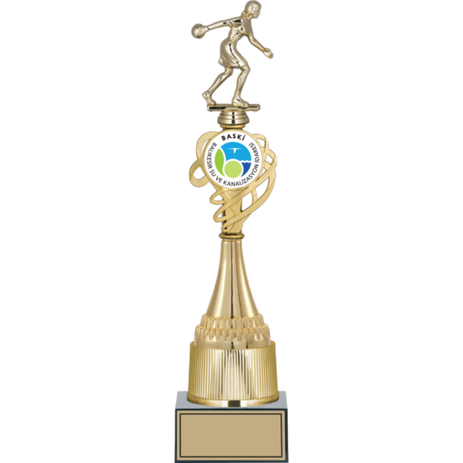 Bowling Kadın Figürlü Kupalar 42, 39, 36 cm | FG-033 - 42