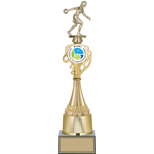 Bowling Kadın Figürlü Kupalar 42, 39, 36 cm | FG-036 - 42
