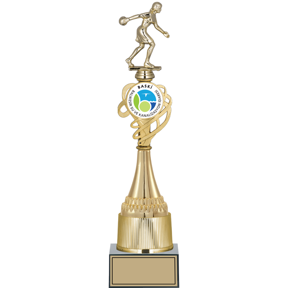 Bowling Kadın Figürlü Kupalar 42, 39, 36 cm | FG-036 - 42