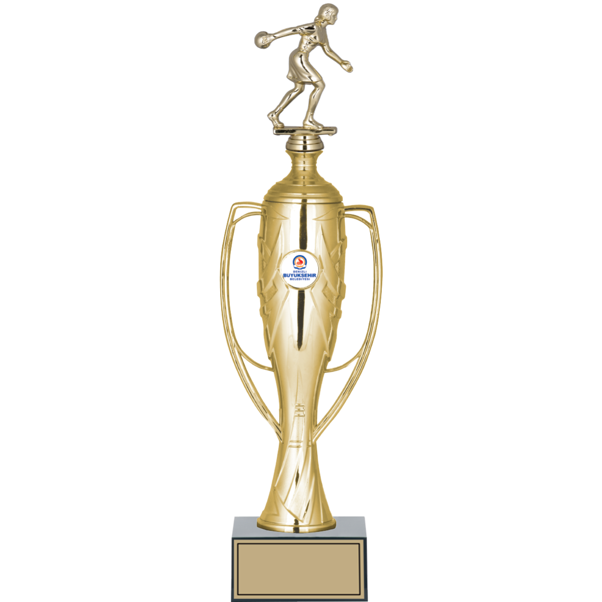 Bowling Kadın Figürlü Kupalar 43, 40, 38 cm | FG-026 - 43