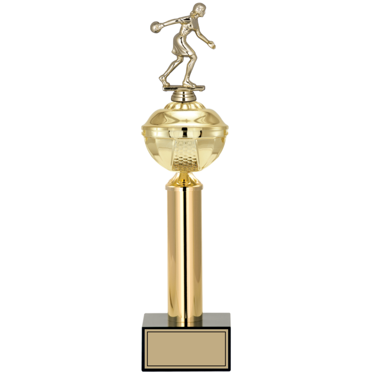 Bowling Kadın Figürlü Kupalar 43, 40, 38 cm | FG-047 - 43