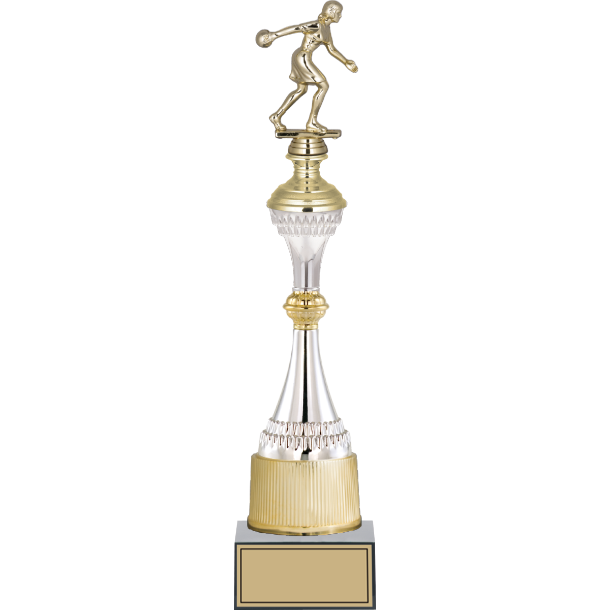 Bowling Kadın Figürlü Kupalar 45, 42, 39 cm | FG-032 - 45