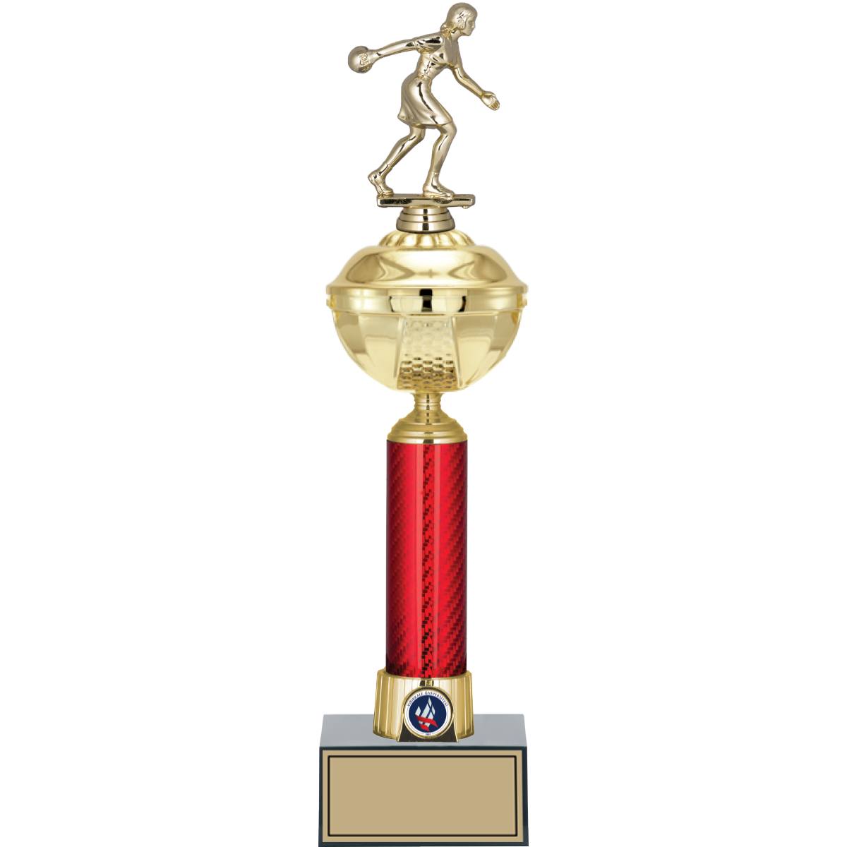 Bowling Kadın Figürlü Kupalar 45, 42, 40 cm | FG-053 - 45